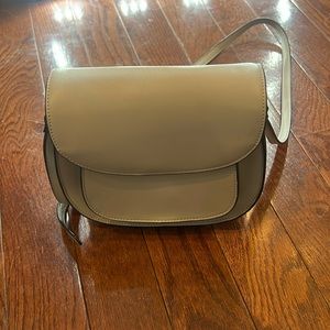 Cute gray leather bag